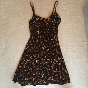 Cotton On Leopard Print Dress Size M/L